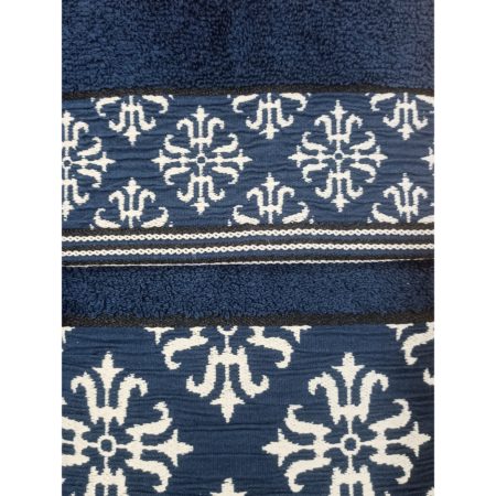 Juego Toallas algodón azul marino 3
