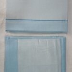 Juego sábanas franela hojita azul
