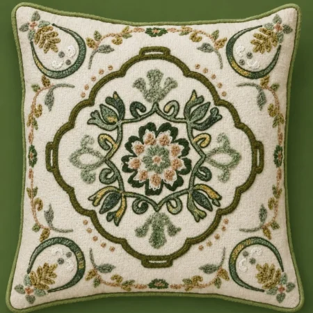 Cojín completo bordado Alhambra