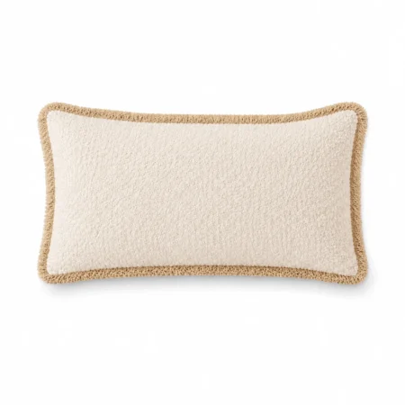 Funda Cojín Lamb Cream 100% Algodón