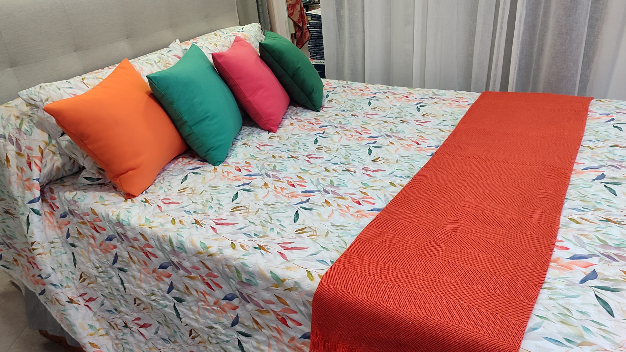 Colcha Acuarela – Medida Especial para Cama 200x200 - Imagen 7